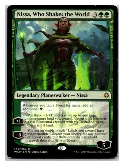War of the Spark #169 Nissa, Who Shakes the World - Image 1