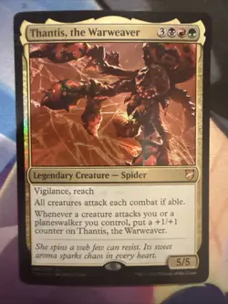 MTG FOIL Thantis, the Warweaver - Commander 2018 #46 - Image 1