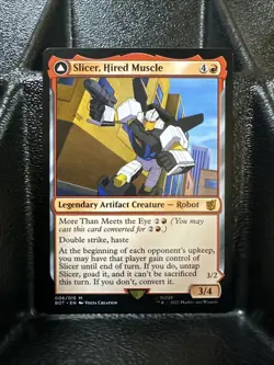 MTG Slicer, Hired Muscle Slicer, High-Speed Antagonist Transformers 006/015... - Image 1