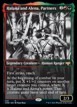 Halana and Alena, Partners (Showcase) - Innistrad: Crimson Vow (VOW) - Image 1