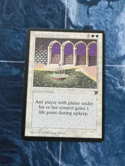 Legends Vintage MtG Spiritual Sanctuary LP - Image 1