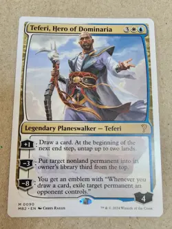Teferi, Hero of Dominaria - Regular (White Border) Mystery Booster 2 - Mtg - Image 1