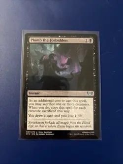 Plumb the Forbidden 81 MTG Strixhaven: School of Mages (STX) Uncommon NM - Image 1