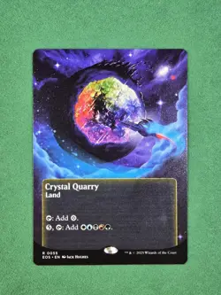 MTG Crystal Quarry - #55 Regular (Borderless) Stellar Sights Edge of Eternities - Image 3