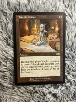 Noetic Scales Urza's Saga Rare - MTG Magic the Gathering Card - Image 1