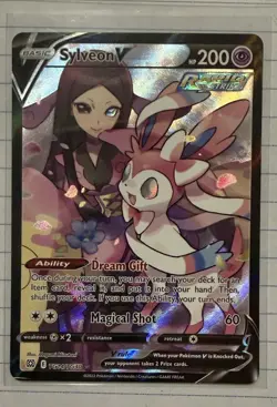 Pokemon TCG Sylveon VMAX TG15/TG30 Full Art Rare Brilliant Stars - Image 1