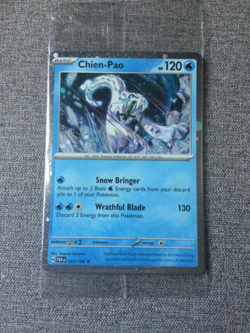 Pokemon Paradox Rift Chien-Pao 057/182 Cosmos Holo Sealed Exclusive - Image 1
