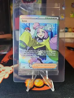 SEALED Pokemon Iono 124 Sv: Scarlet & Violet Black Star Promo Near Mint - Image 2