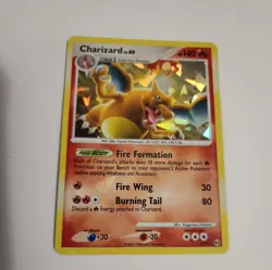Pokemon TCG Charizard 1/99 Cracked Ice Holo Arceus LP - Image 1