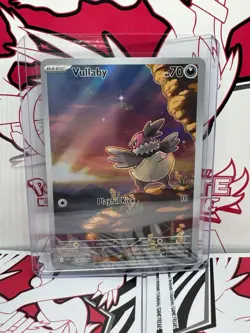 Pokemon Vullaby 144/086 White Flare Illustration Rare Holo MINT NEW 2025 TCG - Image 2