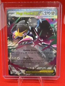Mega Mawile Ex 094/132 Mega Evolution Pokemon TCG Double Rare MINT - Image 1