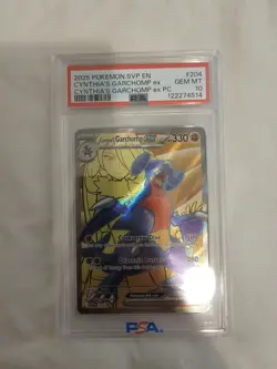 Cynthia's Garchomp EX 204 Destined Rivals PSA 10 PSA Sleeved Pokemon TCG - Image 1