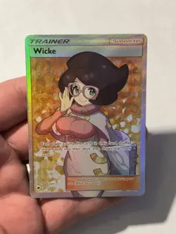 Pokemon Wicke 147/147 Burning Shadows Ultra Rare Full Art Holo NM - Image 2