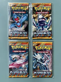 Pokemon Black & White Plasma Blast Vintage Booster Packs Full ART SET NEW SEALED - Image 2