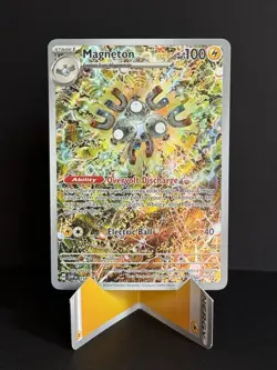 Pokemon TCG Magneton SVP 159 Black Star Promo Surging Sparks Full Art Rare - Image 1