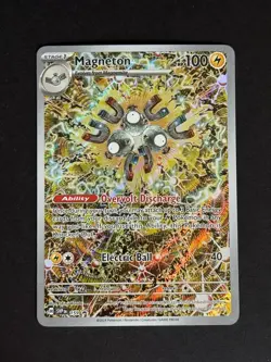 Pokemon TCG Magneton SVP 159 Black Star Promo Surging Sparks Full Art Rare - Image 3