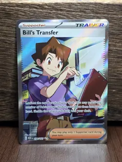 Pokemon TCG Bill's Transfer 194/165 Sv: Scarlet & Violet 151 Ultra Rare Full Art - Image 1