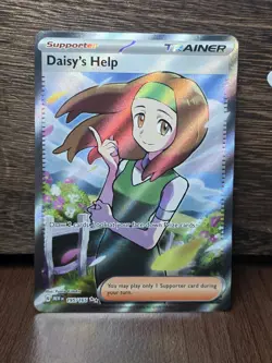 Pokemon TCG Daisy's Help Scarlet & Violet 195/165 Holo Ultra Rare NM - Image 1