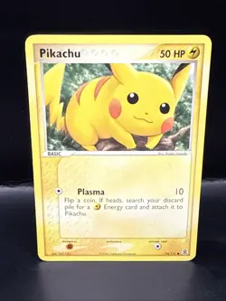 Pokemon TCG Pikachu EX FireRed & LeafGreen 74/112 Regular Common - Image 1