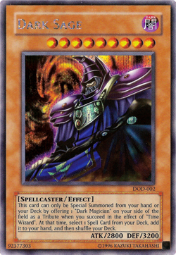 Dark Sage DOD-002 - Prismatic Secret Rare - Lightly Played Limited YuGiOh! TCG - Image 1