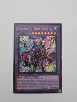 Yu-Gi-Oh Artmage Diactorus DUAD-EN032 Secret Rare 1st Edition - Image 2
