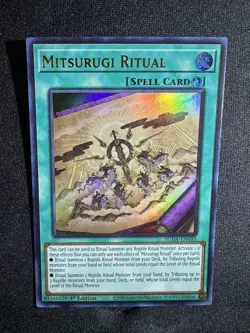 Mitsurugi Ritual - YuGiOh! SUDA-EN095 Ultra Rare 1st Edition NM - Image 1
