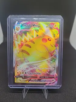 Pokemon Pikachu TCG VMAX SWSH286 Sword & Shield Promo Card Near Mint Condition - Image 1