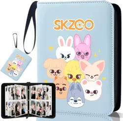 Photocard Binder for Stray SKZ Cards,4 Pocket with 60 Sleeves up to 400 Cards - Image 1