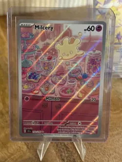 3 Stellar Crown Pokemon Card Lot Joltik Milcery Ledian Holo Rare - Image 4