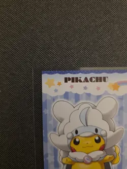 Poncho-Wearing Pikachu Altaria Pokemon 2015 MC Business Card Japanese - NM - Image 2