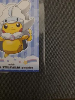 Poncho-Wearing Pikachu Altaria Pokemon 2015 MC Business Card Japanese - NM - Image 4