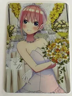 ICHIKA NAKANO Quintessential Quintuplets Holographic Anime Collectible Card - Image 1