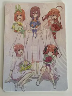 ICHIKA NAKANO Quintessential Quintuplets Holographic Anime Collectible Card - Image 2