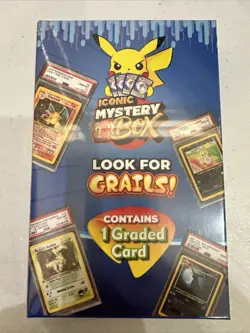 ICONIC MYSTERY GRADED POKEMON CARD BOX PSA CGC BGS - Image 1