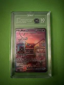 Mew ex 053: Scarlet & Violet Promo Cards Holo TAG 10 - Image 1
