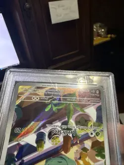 Pokemon TCG Bulbasaur Stellar Crown Illustration Holo Card 143/142 PSA 9 - Image 5