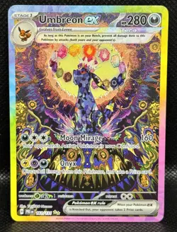Pokemon TCG Prismatic Evolutions Umbreon EX Card 161/131 Sir - Image 1
