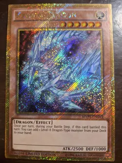 YuGiOh 8 Rare Cards Blue Eyes White Dragon Secret Rare + Krystal Dragon & 6 Jap - Image 2