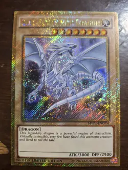 YuGiOh 8 Rare Cards Blue Eyes White Dragon Secret Rare + Krystal Dragon & 6 Jap - Image 4