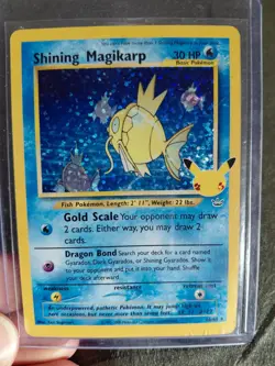 Pokemon TCG Shining Magikarp Card 66/64 Celebrations 25th Anniversary Edition - Image 1