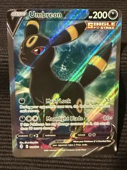 Pokemon Evolving Skies Umbreon V Holo 188/203 Possible Error Card! - Image 1