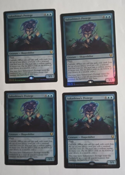 Sakashima's Protege x4 Foil CMR Commander Legends MTG Magic the Gathering - Image 1