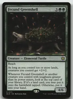 Fecund Greenshell R Bloomburrow 171 LP - Image 1