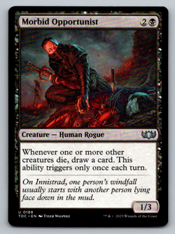 Morbid Opportunist U 0188 Tarkir: Dragonstorm Regular - Image 1