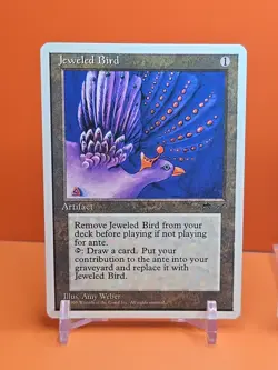 🟤🟤🟤 (3) 1995 Magic The Gathering CHRONICLES JEWELED BIRD PLAYED 🟤🟤🟤 - Image 2