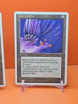 🟤🟤🟤 (3) 1995 Magic The Gathering CHRONICLES JEWELED BIRD PLAYED 🟤🟤🟤 - Image 4