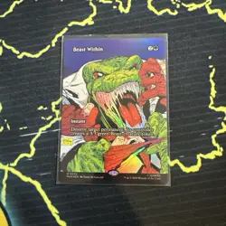 Beast Within (Borderless) Marvel Universe Eternal-Legal Foil Near Mint MTG - Image 1