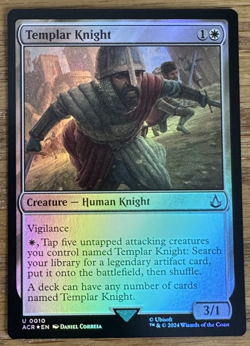 MTG Assassin's Creed, Templar Knight - Foil - Image 1