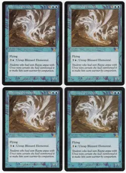 Blizzard Elemental x4 4x 1999 Urza's Destiny PLAYSET Blue Creature MTG SP-NM AZ2 - Image 1