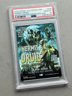 PSA 10 Hermit Druid #488 FOIL Movie Poster Showcase INR Innistrad Remastered MTG - Image 1